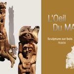 L'Œil du Mana, sculpture de Russel YAHIYA sur bois